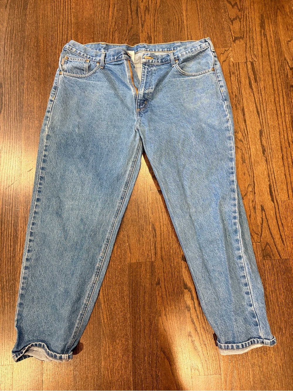Carhartt Relaxed Fit Jeans in Light Blue Denim